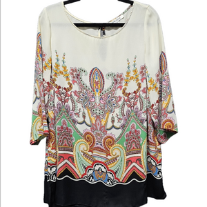Rose & Olive Colorful Blouse